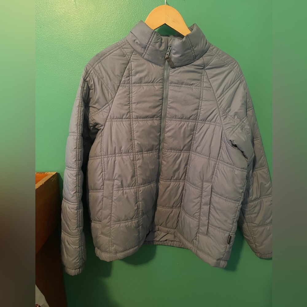 Like new patagonia light blue jacket (medium)